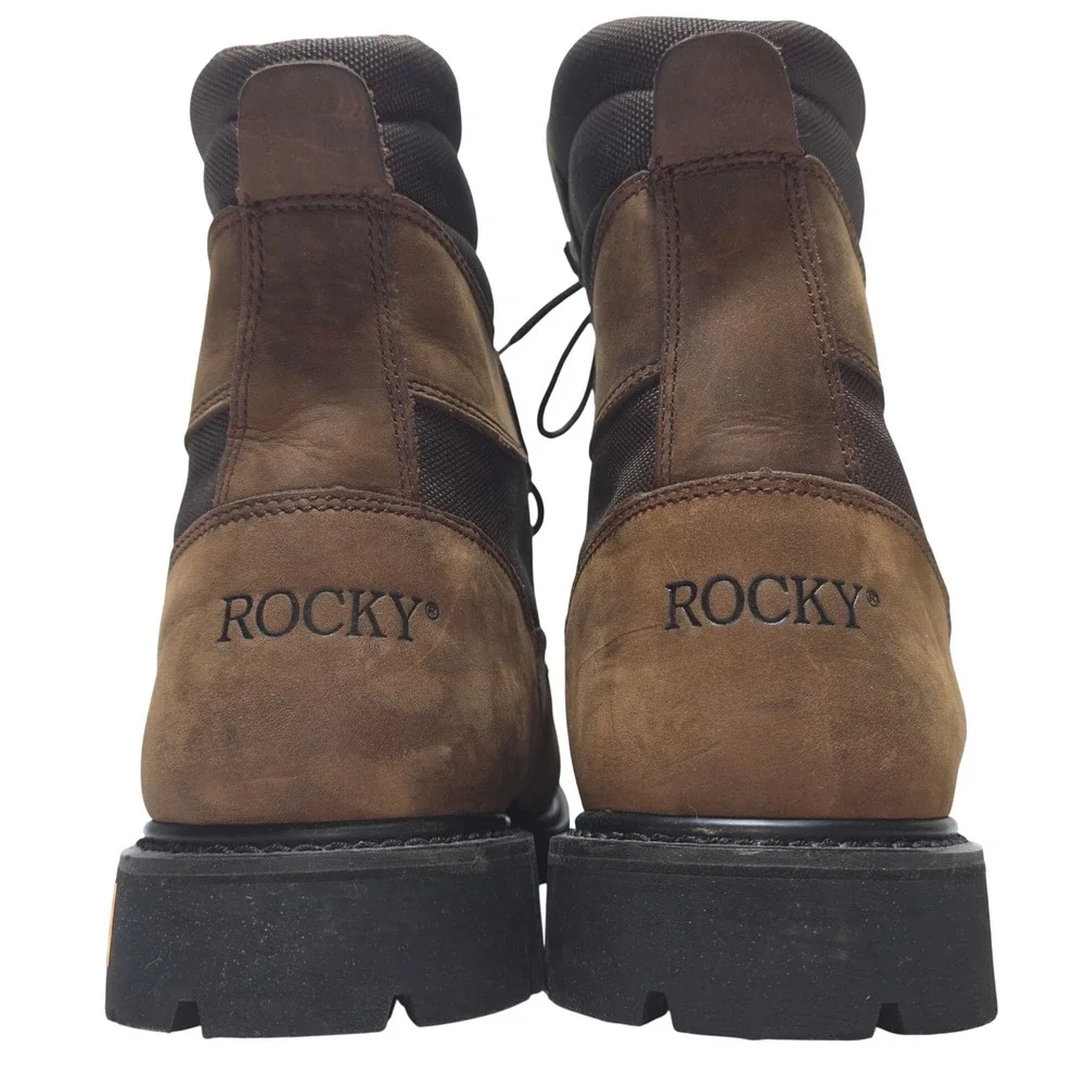 Rocky 9167 Mens Brown Leather Gore-Tex 800g Thinsulate Insulate Work Boots 10.5M